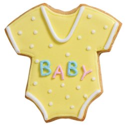 Udstikker st - Baby - 4 dele i malet metal