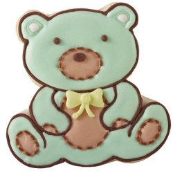 Udstikker st - Baby - 4 dele i malet metal