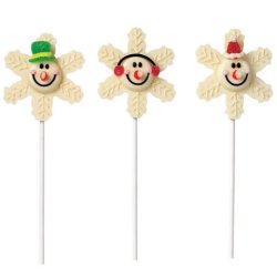 Udstikker st - Snefnug - 4 dele i metal