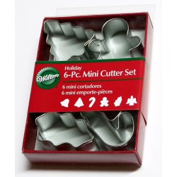 Udstikker st - Jul mini - 6 dele i metal