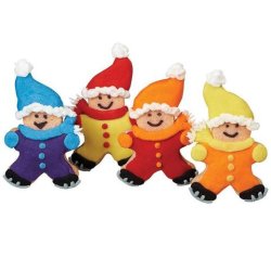 Udstikker st - Jul mini - 6 dele i metal