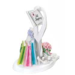 14 cm kagefigur eller bordpynt - Ude at handle