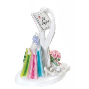 14 cm kagefigur eller bordpynt - Ude at handle