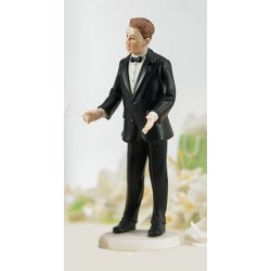 14 cm kagefigur eller bordpynt - Undrende gom