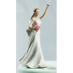 14 cm kagefigur eller bordpynt - Her er jeg