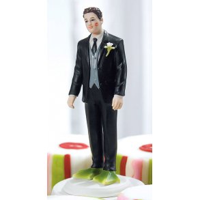 14 cm kagefigur eller bordpynt - Frøprins