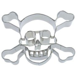  9 cm Kage udstikker - Pirat/vikinge ddningehoved