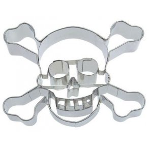  9 cm Kage udstikker - Pirat/vikinge ddningehoved