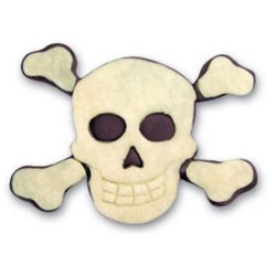  9 cm Kage udstikker - Pirat/vikinge ddningehoved