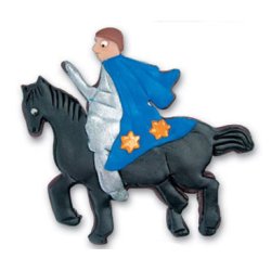  9 cm udstikker - Ridder p hest