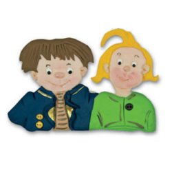 10 cm udstikker - Max & Moritz - uartige b&oslash;rn