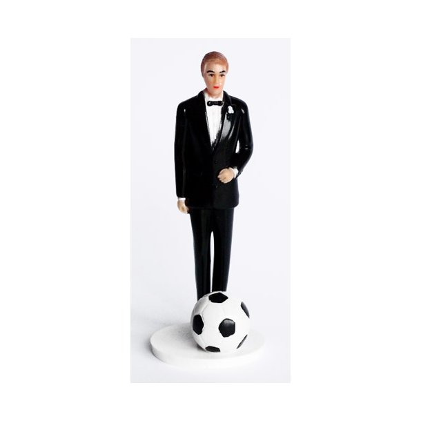 11 cm konfirmand med fodbold
