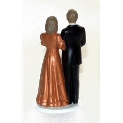  9,0 cm kagefigur til kobberbryllup - Lille