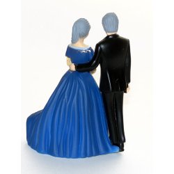 10 cm kagefigur - modent par - bl&aring;