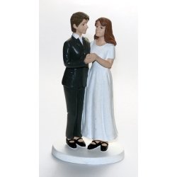 14 cm kagefigur til bryllup - 2 piger