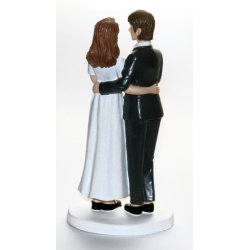 14 cm kagefigur til bryllup - 2 piger