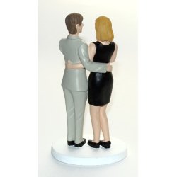 14 cm kagefigur til bryllup - 2 piger