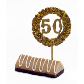 50 år på spyd -  guldbryllup