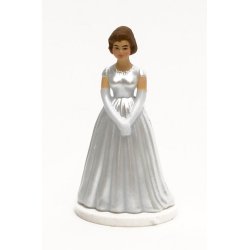  8 cm Konfirmand - pige med bare arme