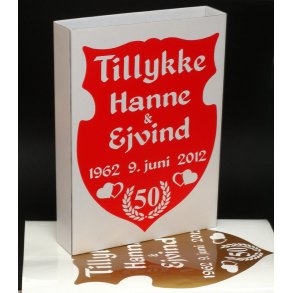 Sangskjuler til diamantbryllup - med navne