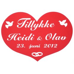  Skjold til bryllup - Fix og frdig