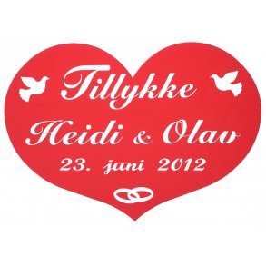  Skjold til bryllup - Fix og frdig