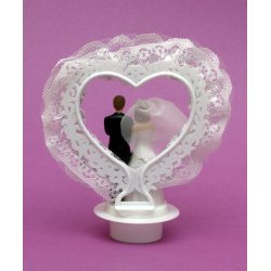  7,5 cm bryllupsfigur til kransekage - &Oslash; 37 mm fod