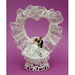  7,5 cm bryllupsfigur til kransekage - &Oslash; 37 mm fod