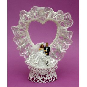  7,5 cm bryllupsfigur til kransekage - Ø 37 mm fod