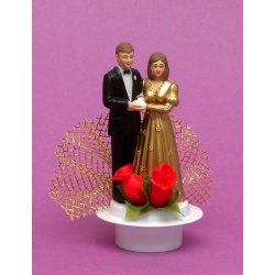  8,8 cm guldbryllupspar - kransekage -  37 mm fod