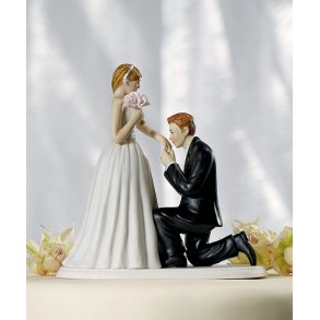 13 cm kagefigur til bryllup - Frieri