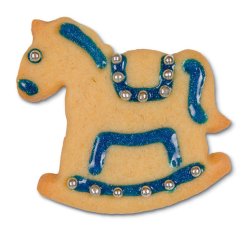  5 cm udstikker med prg og udskubber - gyngehest