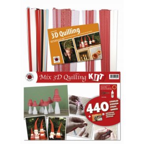 Quilling Kit - 3D st 440 dele