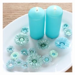 Quilling ide - bordd&aelig;kning med blomster