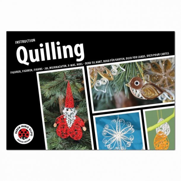 Instruktionshfte - Quilling Basis / jul fugle