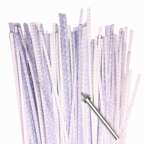  3 mm Quilling Strimler - Lilac Mix 200 stk - Lilla Mix
