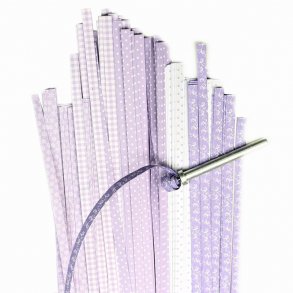  5 mm Quilling Strimler - Lilac Mix 160 stk - Lilla Mix