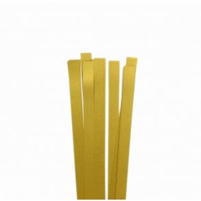 10 mm strimler - 30 stk - guld med glitter