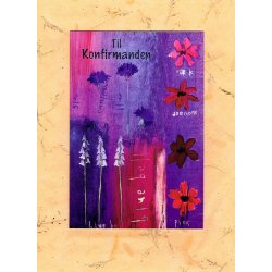 Telegram konfirmation - Blomster