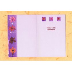 Telegram konfirmation - Blomster