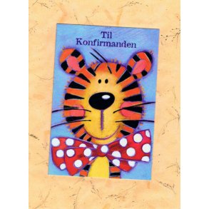 Telegram konfirmation - Løve motiv