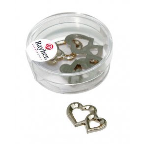 Pynt Dobbelthjerter Bryllup - Slvbryllup