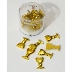 Kortpynt - 2 cm hj dbefont - guld