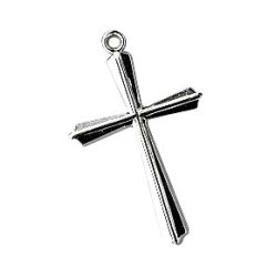 Kortpynt - 28 mm hj kors - blank slv