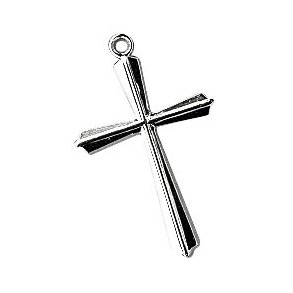 Kortpynt - 28 mm hj kors - blank slv