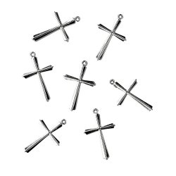 Kortpynt - 28 mm hj kors - blank slv