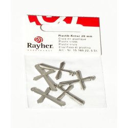 Kortpynt - 28 mm hj kors - blank slv