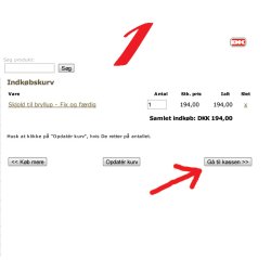   Bestilling af skjold