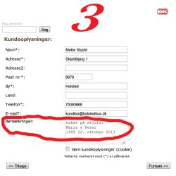   Bestilling af skjold