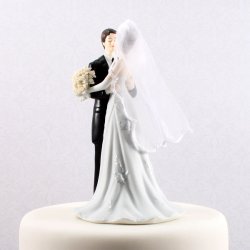 19 cm kagefigur til bryllup - J&oslash;disk par